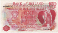 Bank Of Ireland 100 Pounds, from 1974